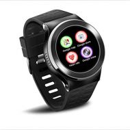 Sontakukou S99 Luxury Bluetooth Smartwatch 1.33Inch 360x360 Screen 450mAh Camera WiFi GPS Fitness Tracker Pedometer Sedentary Reminder Sleep Monitor Supports Sim Card for Android Black Strap