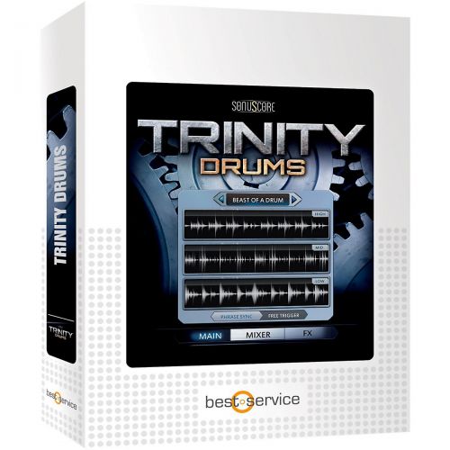  Best Service},description:Trinity Drums is a powerful collection of cinematic and modern grooves combined in a flexible, innovative virtual instrument. The character of the in