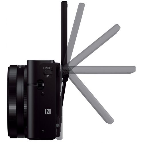 소니 Sony DSC-RX100M III Cyber-shot Digital Camera with Sony Attachment Grip and Dual Battery Accessory Bundle