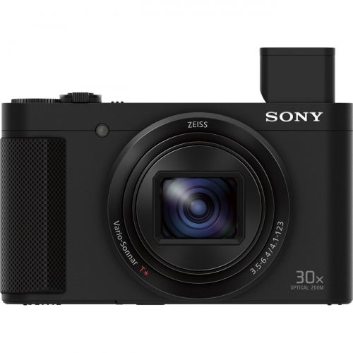 소니 Sony Cyber-shot HX80 Compact Digital Camera 64GB Memory Card Deluxe Bundle includes Camera, Card, Reader, Wallet, Case, Mini Tripod, Screen Protectors, Cleaning Kit, Beach Camera C