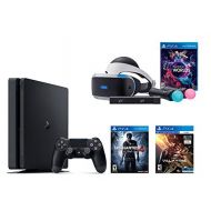Sony VR PlayStation VR Launch Bundle 3 Items:VR Launch Bundle,PlayStation 4 Slim 500GB Console - Uncharted 4,VR Game Disc PSVR EV-Valkyrie