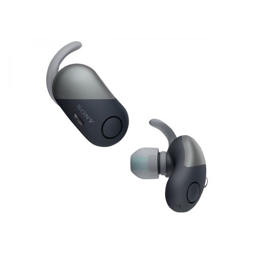 소니 Sony WF-SP700N - Earphones with mic - in-ear - Bluetooth - wireless - NFC - active noise canceling - white
