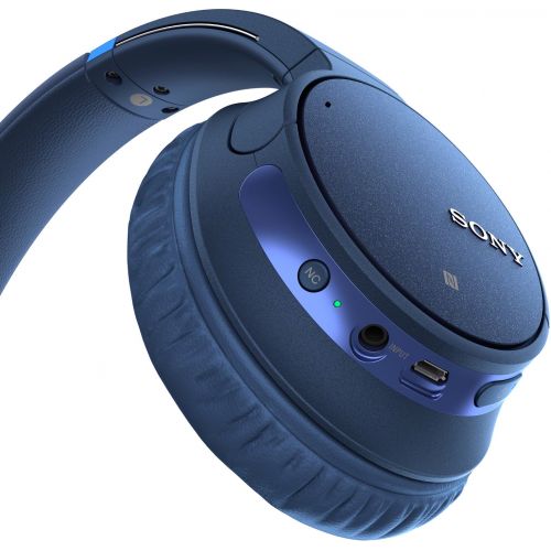 소니 Sony WH-CH700N Wireless Noise Canceling Headphones (Blue) with Case Bundle