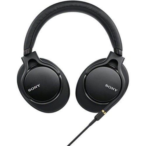 소니 Sony MDR-1AM2 - Headphones with mic - full size - wired - 3.5 mm jack - black