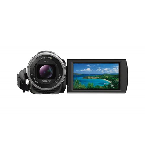 소니 Sony HDR-CX675B Full HD Handycam Camcorder with Exmor R CMOS sensor