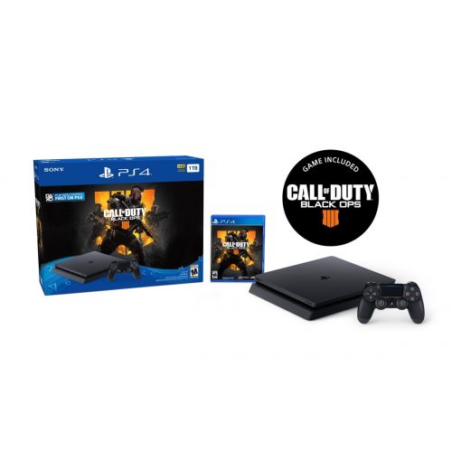 소니 Sony PlayStation 4 1TB Slim System, w Call of Duty: Black Ops 4, 3003223