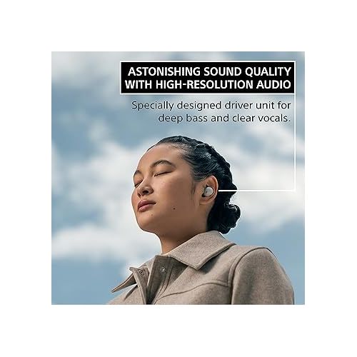 소니 Sony WF-1000XM5 The Best Truly Wireless Bluetooth Noise Canceling Earbuds Headphones with Alexa Built in, Black- NEW MODEL