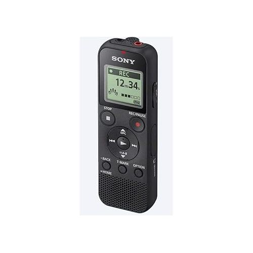 소니 Sony ICD-PX370 Mono Digital Voice Recorder with Built-In USB Voice Recorder,black