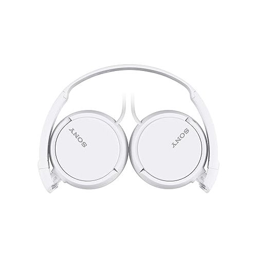 소니 Sony ZX Series Wired On-Ear Headphones, White MDR-ZX110