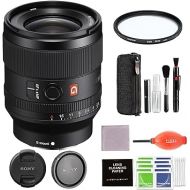 Sony FE 35mm F1.4 GM (SEL35F14GM) Lens Bundle with 67MM Digital HD Filter and Advanced Accessory Kit