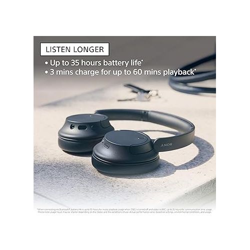 소니 Sony WH-CH720N Noise Canceling Wireless Headphones Bluetooth Over The Ear Headset with Microphone and Alexa Built-in, Black New