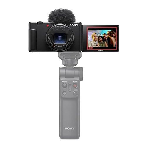 소니 Sony ZV-1 II Vlog Camera for Content Creators and Vloggers - Black