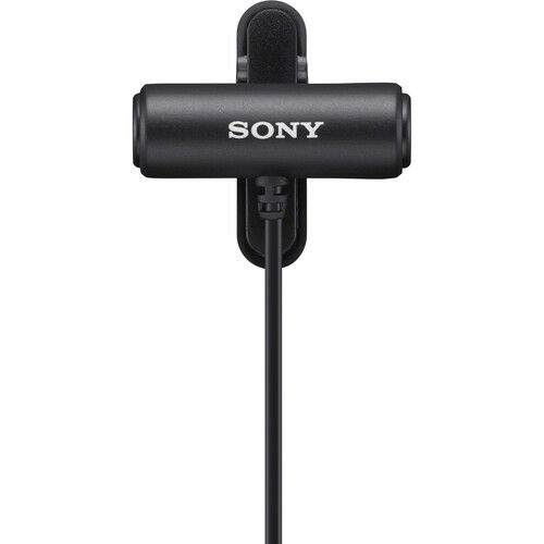 소니 Sony ECM-LV1 Compact Stereo Lavalier Microphone with 3.5mm TRS Connector