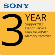 Sony 3-Year SupportNET Depot Service Plan for AXSR7 Memory Recorder