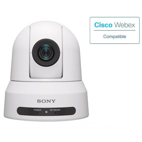 소니 Sony SRG-X40UH 4K/HDMI/USB Optical 20x PTZ Camera with PoE+ (White)