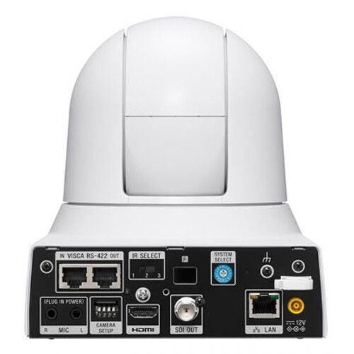 소니 Sony SRG-X40UH 4K/HDMI/USB Optical 20x PTZ Camera with PoE+ (White)