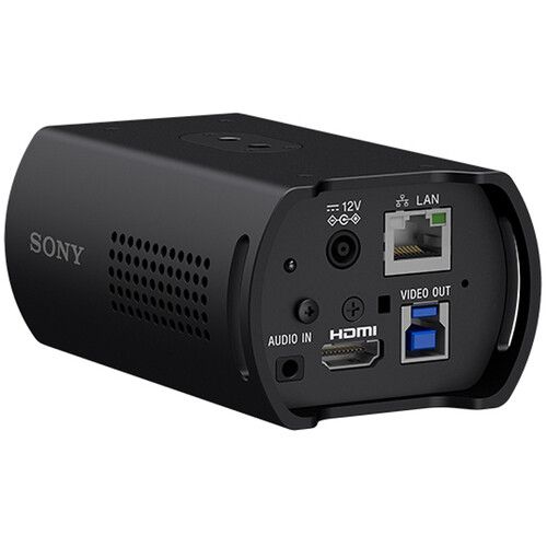 소니 Sony Compact UHD 4K Box-Style POV Camera with Wide-Angle Lens (NDI License Key Code, Black)