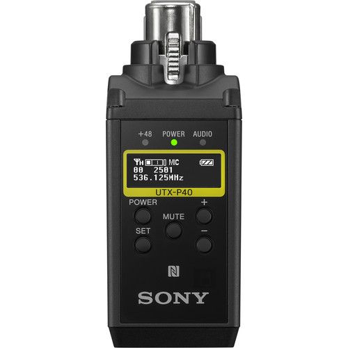 소니 Sony UTX-P40 Wireless Plug-On Transmitter (UC14: 470 to 542 MHz)