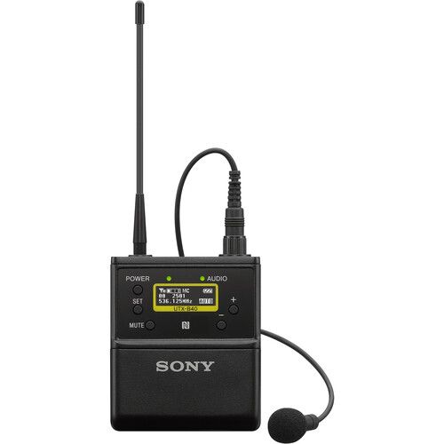 소니 Sony ECM-V1BMP Omnidirectional Lavalier Microphone with Locking Sony 3.5mm Connector (Black)