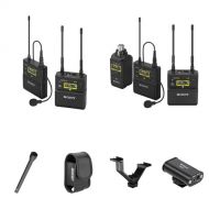 Sony UWP-D Two-Receiver Camera-Mount Wireless Combo Microphone System Kit (UC90: 941 to 960 MHz)