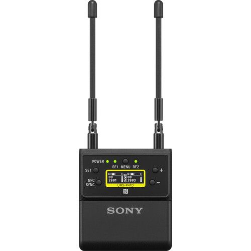 소니 Sony URX-P41D Dual-Channel Camera-Mount Wireless Receiver (UC25: 536 to 608 MHz)