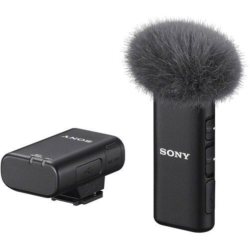 소니 Sony ECM-W2BT Camera-Mount Digital Bluetooth Wireless Microphone System for Sony Cameras