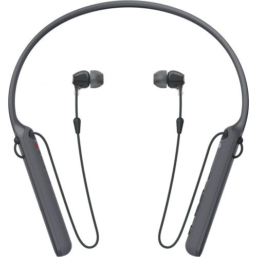소니 Sony - C400 Wireless Behind-Neck in Ear Headphone Black (WIC400/B)