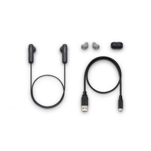 소니 Sony WI-SP500 Wireless in-Ear Sports Headphones, Black (WISP500/B)
