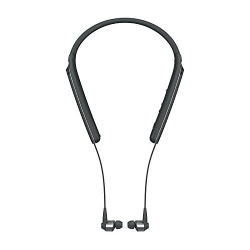 소니 Sony Premium Noise Cancelling Wireless Behind-Neck in Ear Headphones - Black (WI1000X/B)