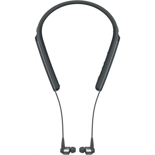 소니 Sony Premium Noise Cancelling Wireless Behind-Neck in Ear Headphones - Black (WI1000X/B)