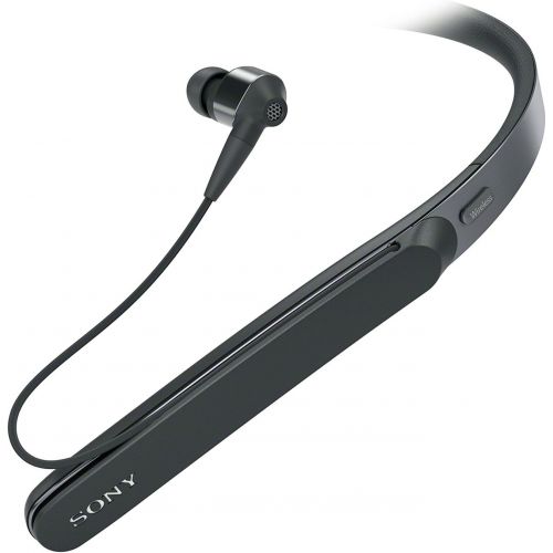 소니 Sony Premium Noise Cancelling Wireless Behind-Neck in Ear Headphones - Black (WI1000X/B)