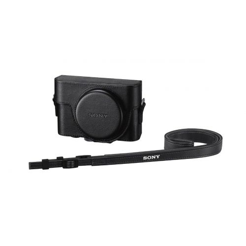 소니 Sony LCJRXF/B Premium Jacket Case (Black)