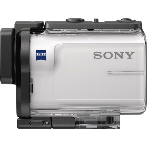 소니 Sony HDRAS300/W HD Recording, Action Cam Underwater Camcorder, White