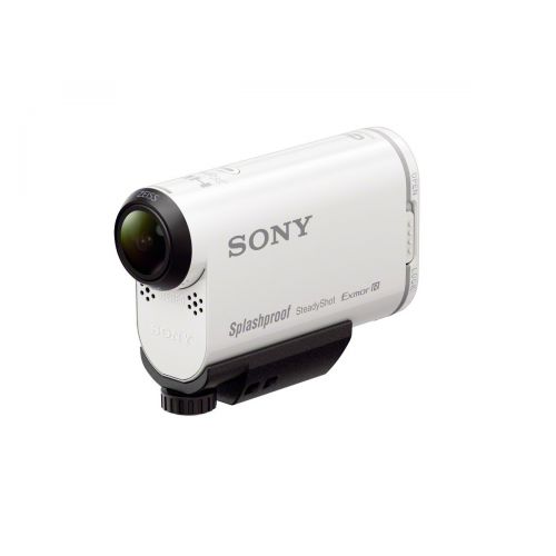 소니 Sony HDR-AS200V Full HD Actioncam (ZEISS Tessar Objektiv mit 170 Ultra-Weitwinkel, verbesserter optical Steadyshot, Vollstaendige Sensorauslesung ohne Pixel Binning, Exmor R, Stereo