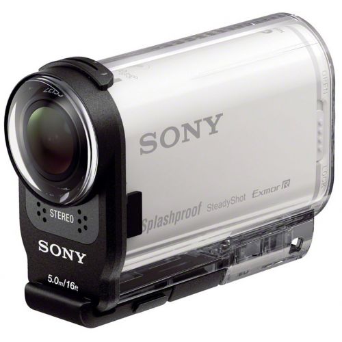 소니 Sony HDR-AS200V Full HD Actioncam (ZEISS Tessar Objektiv mit 170 Ultra-Weitwinkel, verbesserter optical Steadyshot, Vollstaendige Sensorauslesung ohne Pixel Binning, Exmor R, Stereo