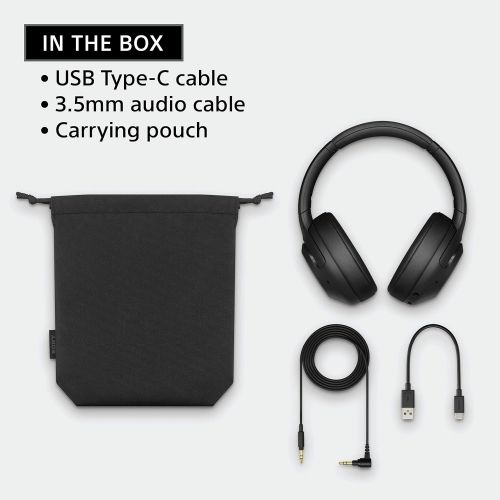 소니 [아마존핫딜][아마존 핫딜] Sony WH-XB900N Wireless Noise Canceling Extra Bass Headphones, Black