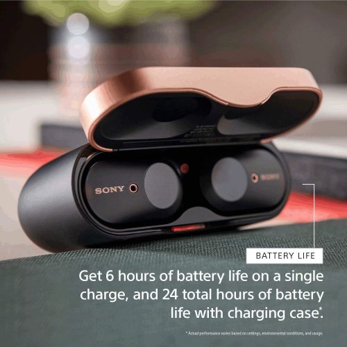 소니 [아마존핫딜][아마존 핫딜] Sony WF-1000XM3 Industry Leading Noise Canceling Truly Wireless Earbuds, Black