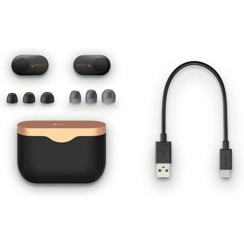 소니 [아마존핫딜][아마존 핫딜] Sony WF-1000XM3 Industry Leading Noise Canceling Truly Wireless Earbuds, Black