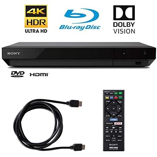 소니 [아마존베스트]Sony 4K Ultra HD Blu Ray Player with 4K HDR and Dolby Vision + 6FT HDMI Cable - (UBP-X700)