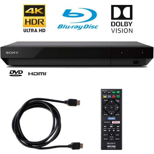 소니 [아마존베스트]Sony 4K Ultra HD Blu Ray Player with 4K HDR and Dolby Vision + 6FT HDMI Cable - (UBP-X700)