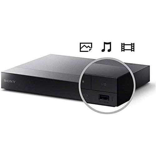 소니 [아마존베스트]Sony BDP-S3700 Blu-Ray Disc Player with Built-in Wi-Fi + Remote Control + High-Speed HDMI Cable W/Ethernet - Netflix, YouTube, Hulu Plus, Pandora, Amazon Instant Video, Playstation