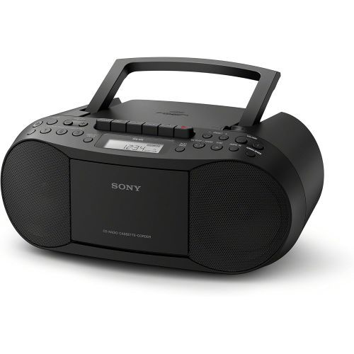 소니 [아마존베스트]Sony Stereo CD/Cassette Boombox Home Audio Radio, Black (CFDS70BLK)