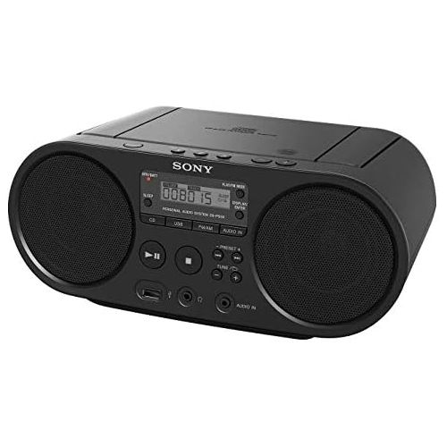 소니 [아마존베스트]Sony Portable CD Player Boombox Digital Tuner AM/FM Radio Mega Bass Reflex Stereo Sound System