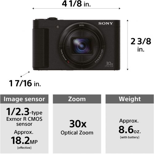 소니 [아마존베스트]Sony DSCHX80/B High Zoom Point & Shoot Camera (Black)