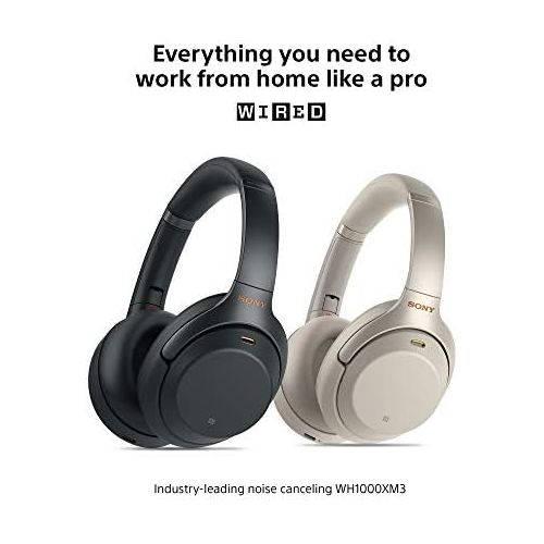 소니 [아마존베스트]Sony Noise Cancelling Headphones WH1000XM3: Wireless Bluetooth Over the Ear Headphones with Mic and Alexa voice control - Industry Leading Active Noise Cancellation - Silver