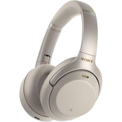 소니 [아마존베스트]Sony Noise Cancelling Headphones WH1000XM3: Wireless Bluetooth Over the Ear Headphones with Mic and Alexa voice control - Industry Leading Active Noise Cancellation - Silver