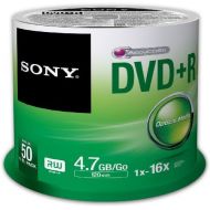 [아마존베스트]Sony 50DPR47SP 16x DVD+R 4.7GB Recordable DVD Media - 50 Pack Spindle