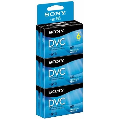 소니 [아마존베스트]Sony DVM60PRR/6C 6-Pack 60-Minute Premium DVC with Hangtab