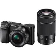 Sony Alpha a6000 Mirrorless Digital Camera w/ 16-50mm and 55-210mm Power Zoom Lenses