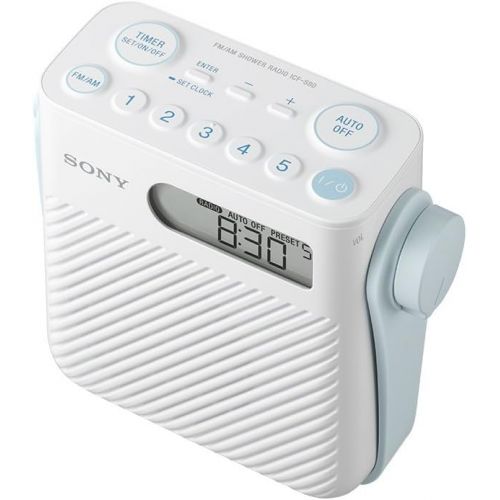 소니 Sony ICF-S80 Splash Proof Shower Radio with Speaker: Electronics